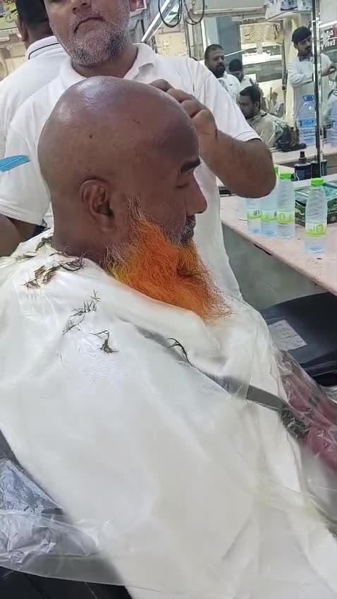 Halq, the head shave that completes Umrah