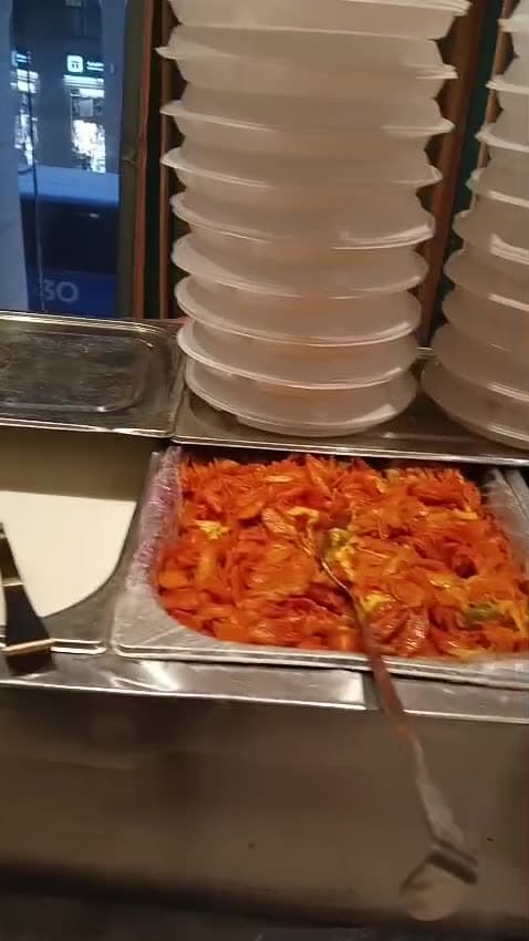 Morning breakfast buffet for our pilgrims at the hotel